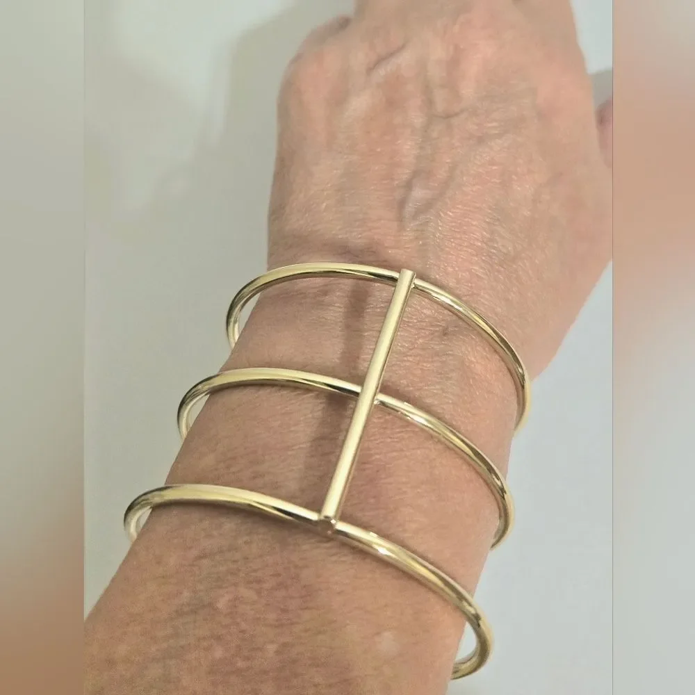 Premier Designs Gold Cuff Bracelet